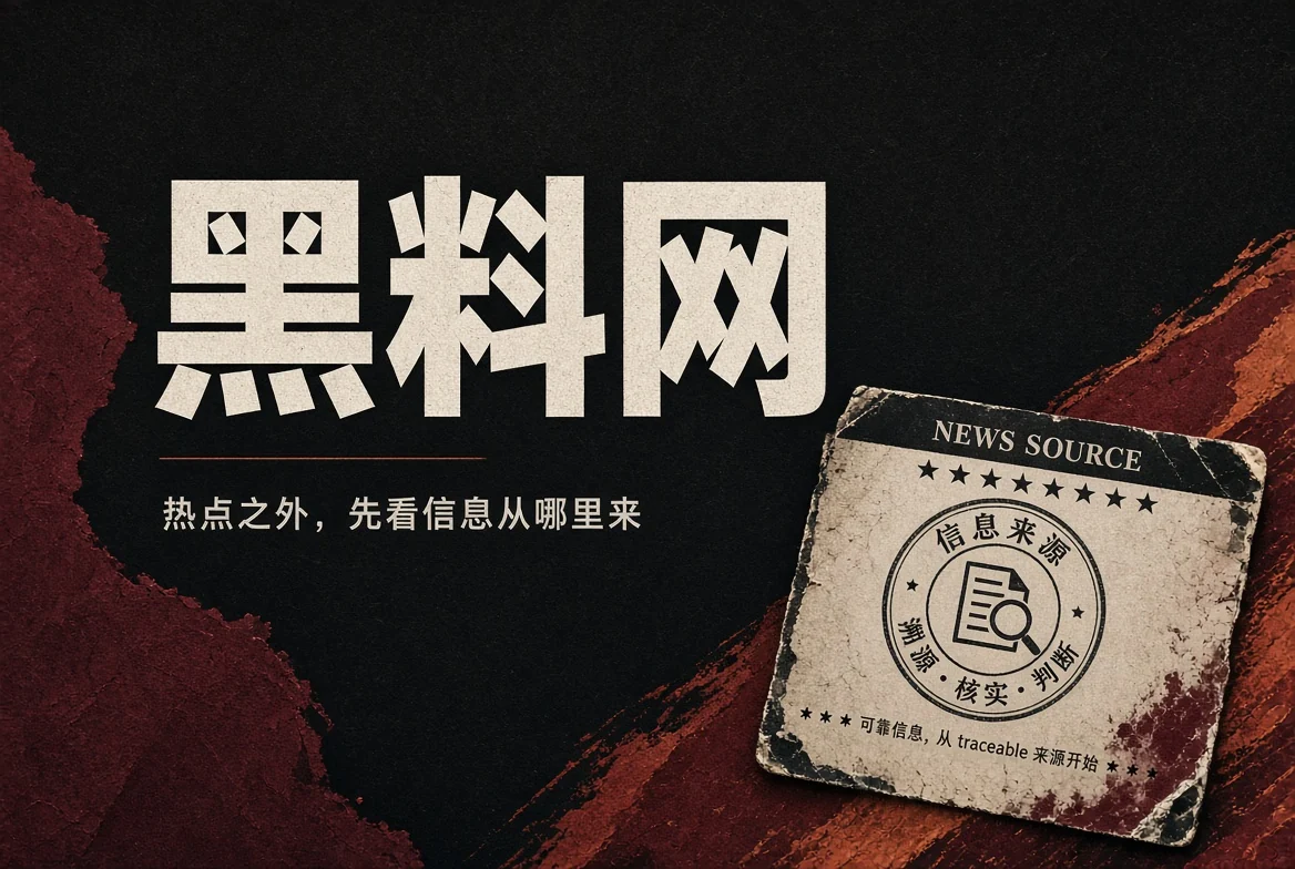 黑料网黑红暖纸新闻门户封面